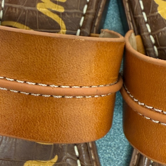 Sam Edelman “Haydee” Leather Flat Sandals Women’s 6 Brown - Picture 7 of 12